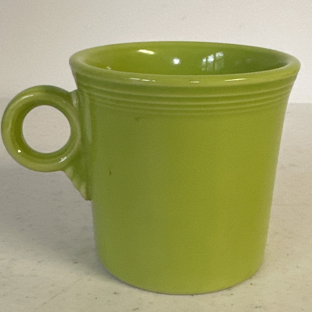 Lot of 4 Fiesta Ware Mixed Colors Coffee Mugs Cups O‎ Ring Handle HLC USA - Picture 3 of 11